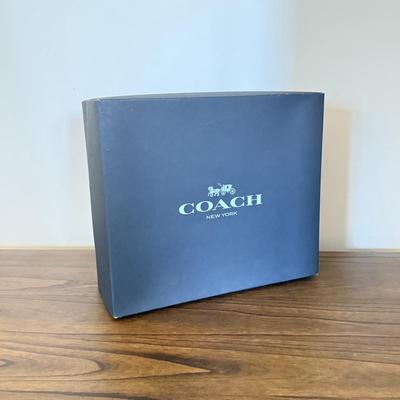 LOT 304D: Coach New York Gift Boxes & Cloth Bags