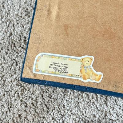 LOT 306D: Sharon Powers Basket Cross Stitch Artwork