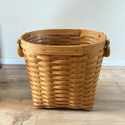 LOT 307K: Four Hand Woven Longaberger Baskets w/ Plastic Inserts