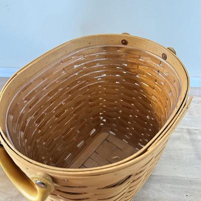 LOT 307K: Four Hand Woven Longaberger Baskets w/ Plastic Inserts
