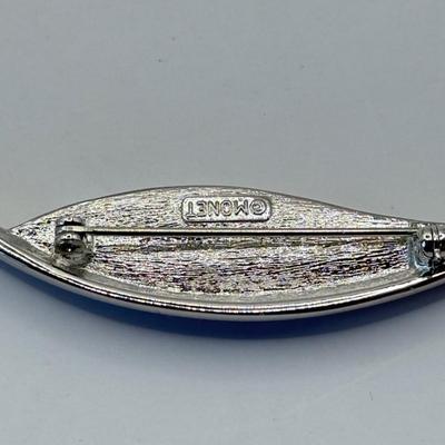 LOT 311J: 17” Vintage Faux Pearl Necklace, Monet Pin, Rings & Pendants