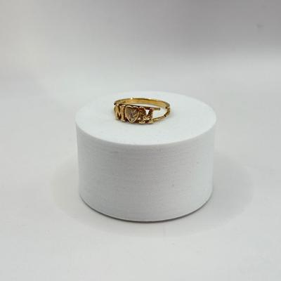 LOT 313J: 14k Gold “Mom” Ring (Broken - 2.3g)