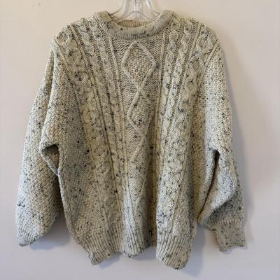 Country Collection Pure Wool Sweater, Cardigans & Winter Accessories, Size L (GB2-HS)