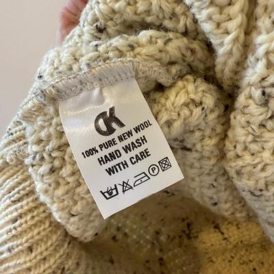 Country Collection Pure Wool Sweater, Cardigans & Winter Accessories, Size L (GB2-HS)