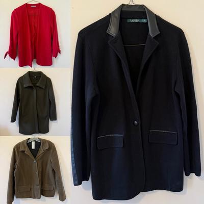 Eileen Fisher, Ralph Lauren, & More Jackets, Women’s Size L (GB2-HS)