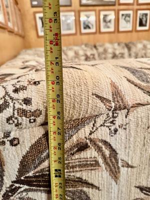 Vintage very large Sofa - 3 sections - 184" length - comes with an attached $5 bill
