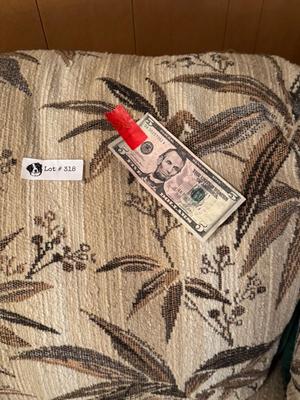 Vintage very large Sofa - 3 sections - 184" length - comes with an attached $5 bill