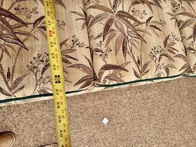 Vintage very large Sofa - 3 sections - 184" length - comes with an attached $5 bill
