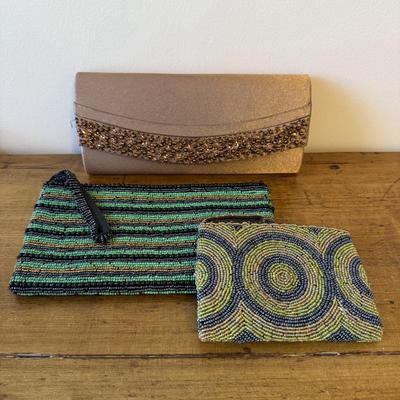 Moni Couture Beaded Evening Bag with Beaded Purses (GB2-HS)