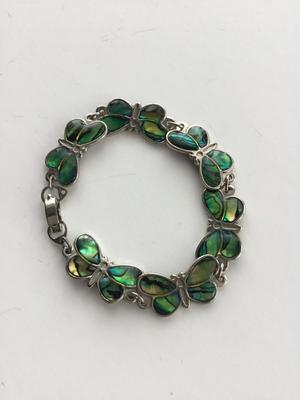 Vintage clasp butterfly bracelet