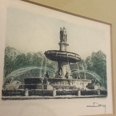 Framed French Scene Etchings (GB2-HS)