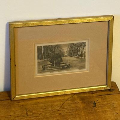 Framed French Scene Etchings (GB2-HS)