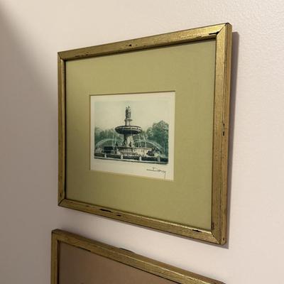 Framed French Scene Etchings (GB2-HS)