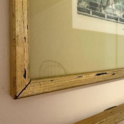Framed French Scene Etchings (GB2-HS)