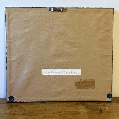 Framed French Scene Etchings (GB2-HS)