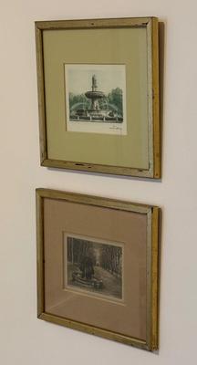 Framed French Scene Etchings (GB2-HS)