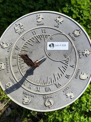 Vintage Sundial - dial is broken