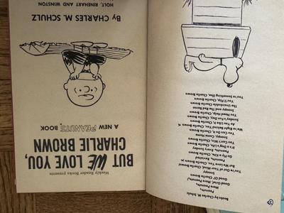 Vintage Set of Four (4) Charlie Brown Books by Charles M. Schulz