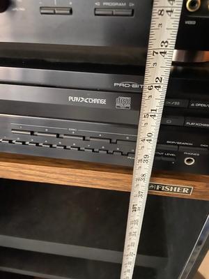 Yamaha Receiver and Yamaha 5 CD Player and Stereo Case