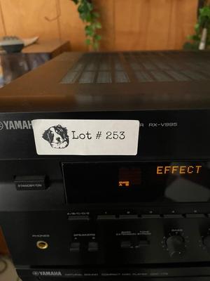 Yamaha Receiver and Yamaha 5 CD Player and Stereo Case
