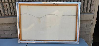 Signed Painting by Robert Scott, European City Streets