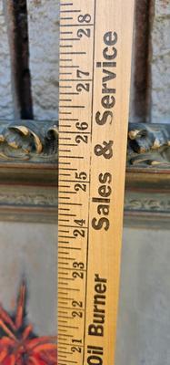 Original Vintage Pennywise Clown Painting in Ornate Frame Signed E.