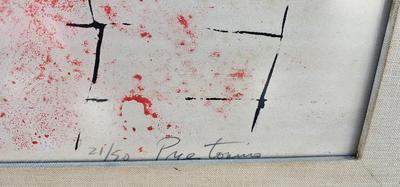 Gregorio Prestopino "Sunlit Tenements" Large Woodblock Print 21/50