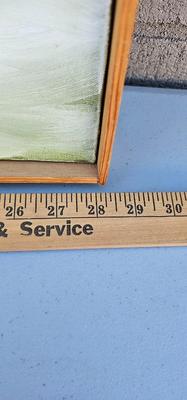 MCM Realism Painting, Framed Signed Tadrick (Leon) NYC