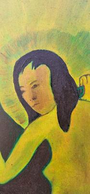 Original Large Painting, After "Bathers at Tahiti" by Gauguin Joseph LaMarga