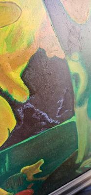 Original Large Painting, After "Bathers at Tahiti" by Gauguin Joseph LaMarga