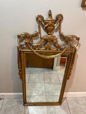 Ornate Gold Gild Mirror