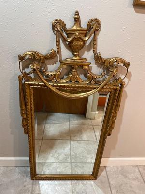 Ornate Gold Gild Mirror