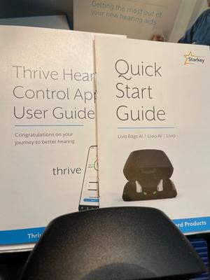 Starkey Hearing Aids with Remote, batteries