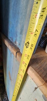 Old Kitchen Hoosier Cabinet without the parts, no back on it