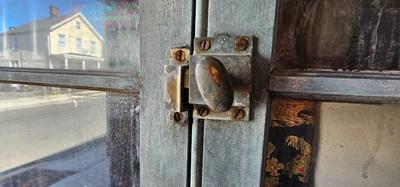Old Kitchen Hoosier Cabinet without the parts, no back on it
