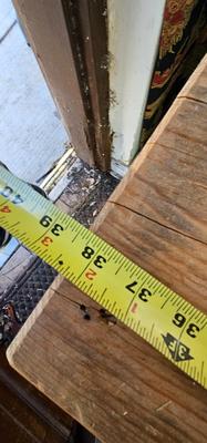 Old Kitchen Hoosier Cabinet without the parts, no back on it