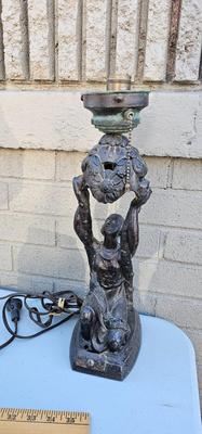 Lamp Figure Art Deco Joan of Arc