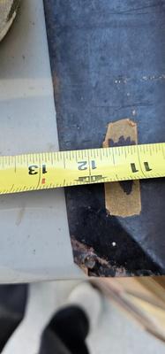 Rusty Shop Sign "Nellie L. Arnold Dress Making"