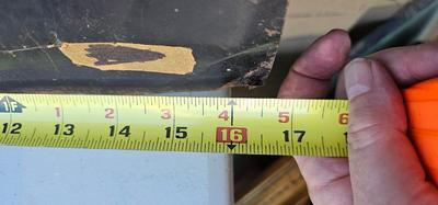 Rusty Shop Sign "Nellie L. Arnold Dress Making"