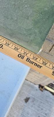 Painting of flowers, pinks and green