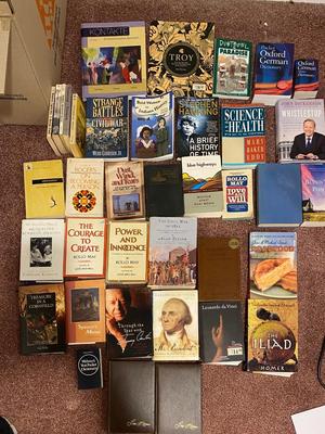 A WHOLE BUNCH OF BOOKS