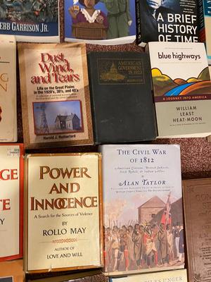 A WHOLE BUNCH OF BOOKS