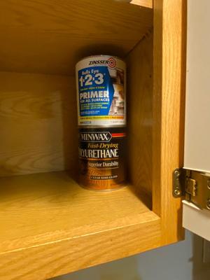 A GALLON OF BEHR MARQUEE PAINT, 123 PRIMER, WOOD FINISHINGS, NEW PAINT BRUSHES, ROLLERS AND MORE!