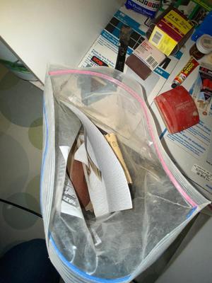 VARIETY OF SANDPAPERS, STEEL WOOL, SANDING BLOCKS, WOOD GLUE AND MORE