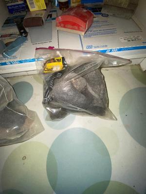 VARIETY OF SANDPAPERS, STEEL WOOL, SANDING BLOCKS, WOOD GLUE AND MORE