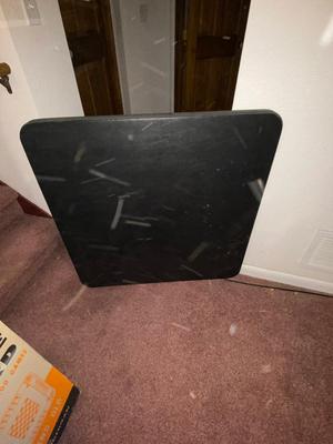1960’S CARROM GAME BOARD, & A COSCO CARD TABLE