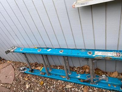 16’ WERNER FIBERGLASS EXTENSION LADDER