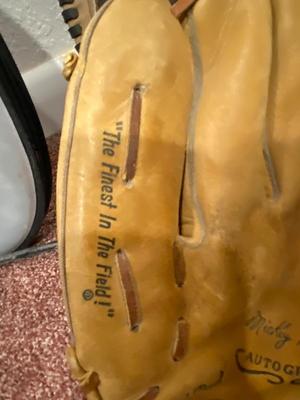 RAWLINGS BALL MITTS, JUNIOR RAQUET, & DUMB BELLS