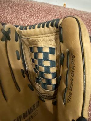RAWLINGS BALL MITTS, JUNIOR RAQUET, & DUMB BELLS
