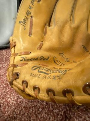 RAWLINGS BALL MITTS, JUNIOR RAQUET, & DUMB BELLS